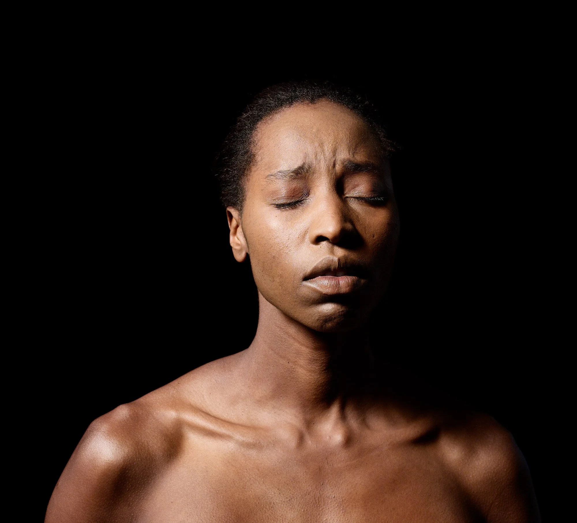 Studio portrait of Renee by photographer David.A.Knight ©