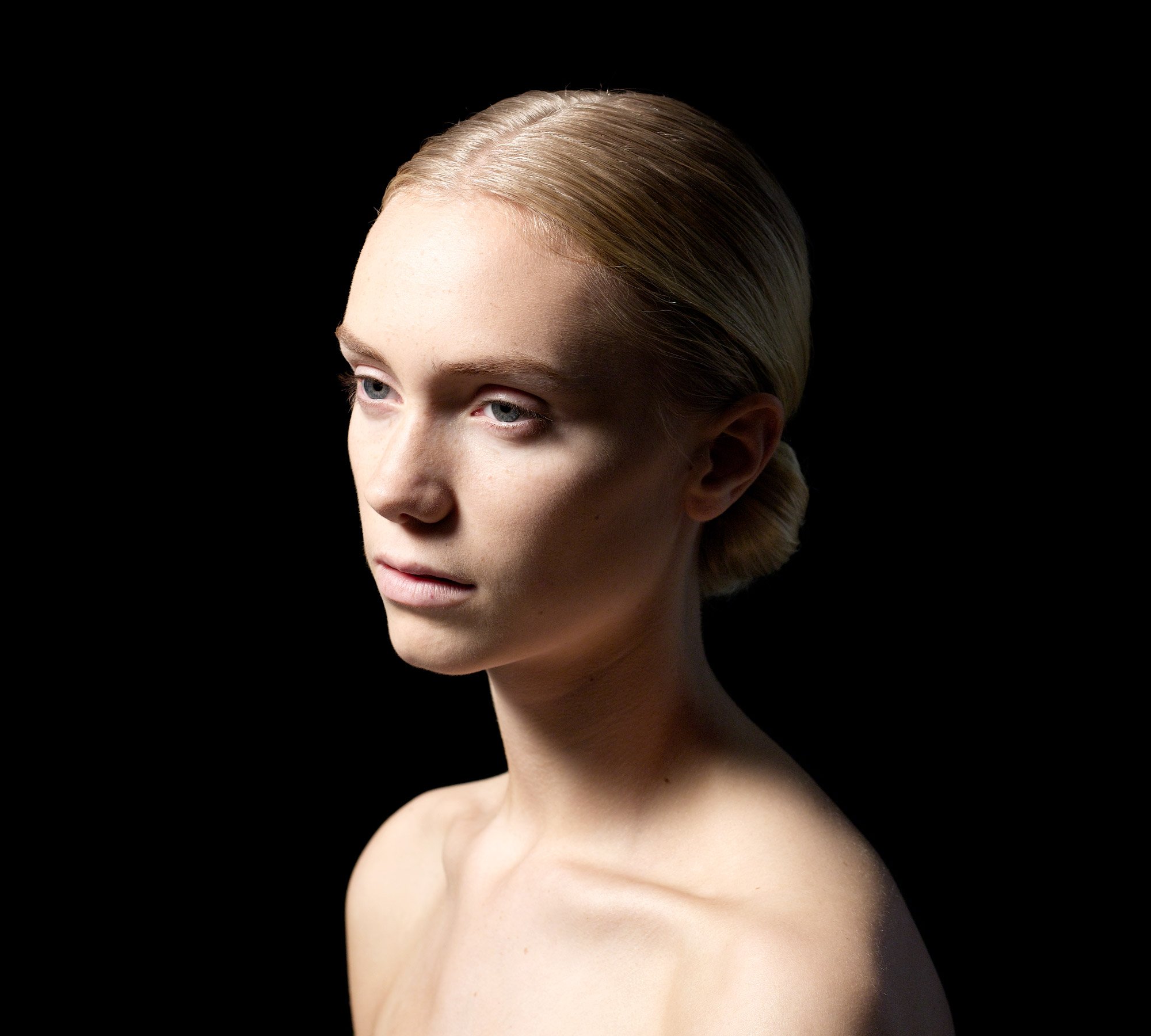 Studio portrait of Emily by photographer David.A.Knight ©