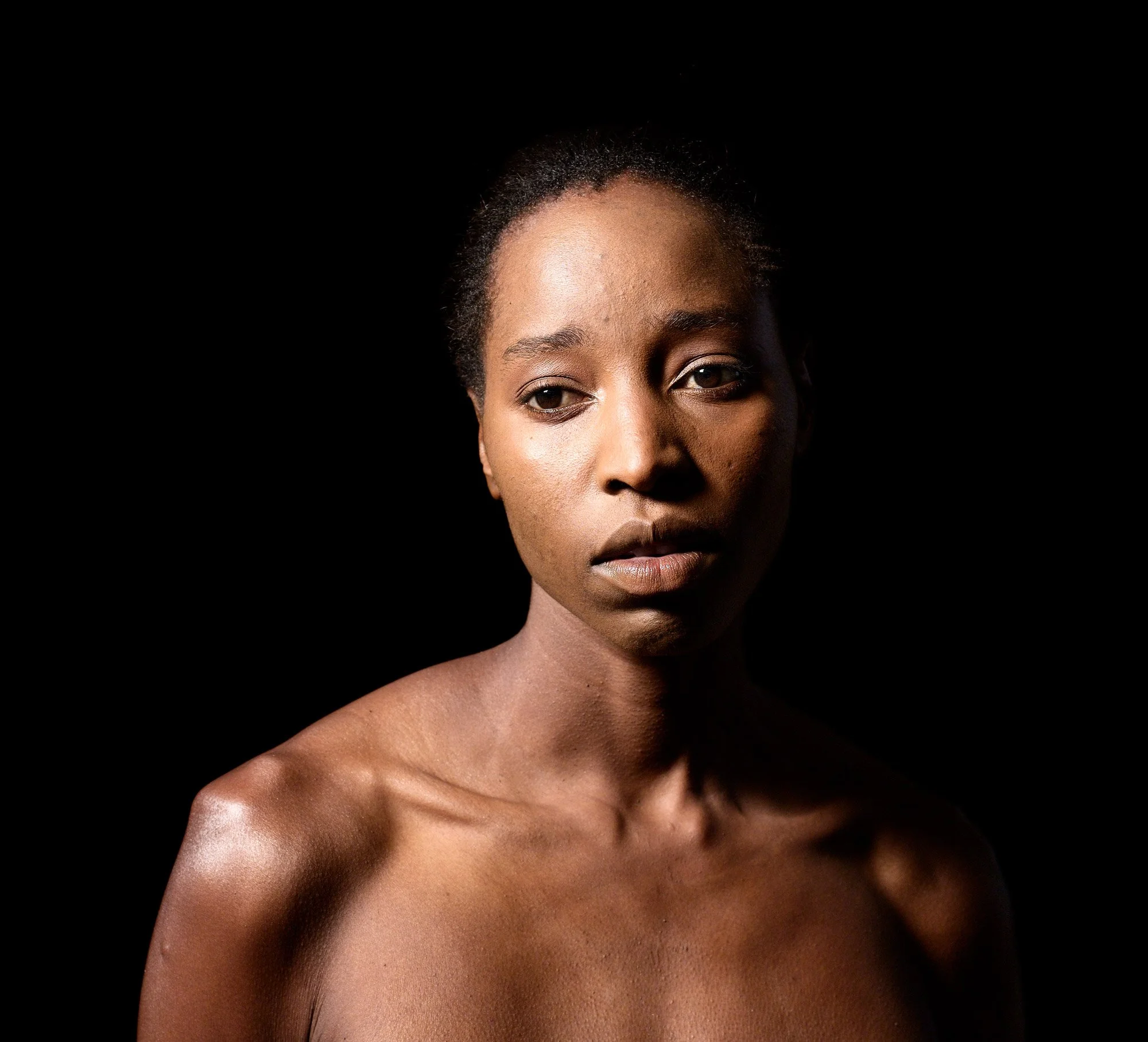 Studio portrait of Renee by photographer David.A.Knight ©