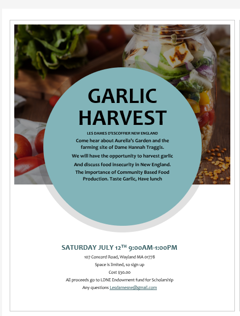 GARLIC HARVEST CELEBRATION at Aurelias Farm