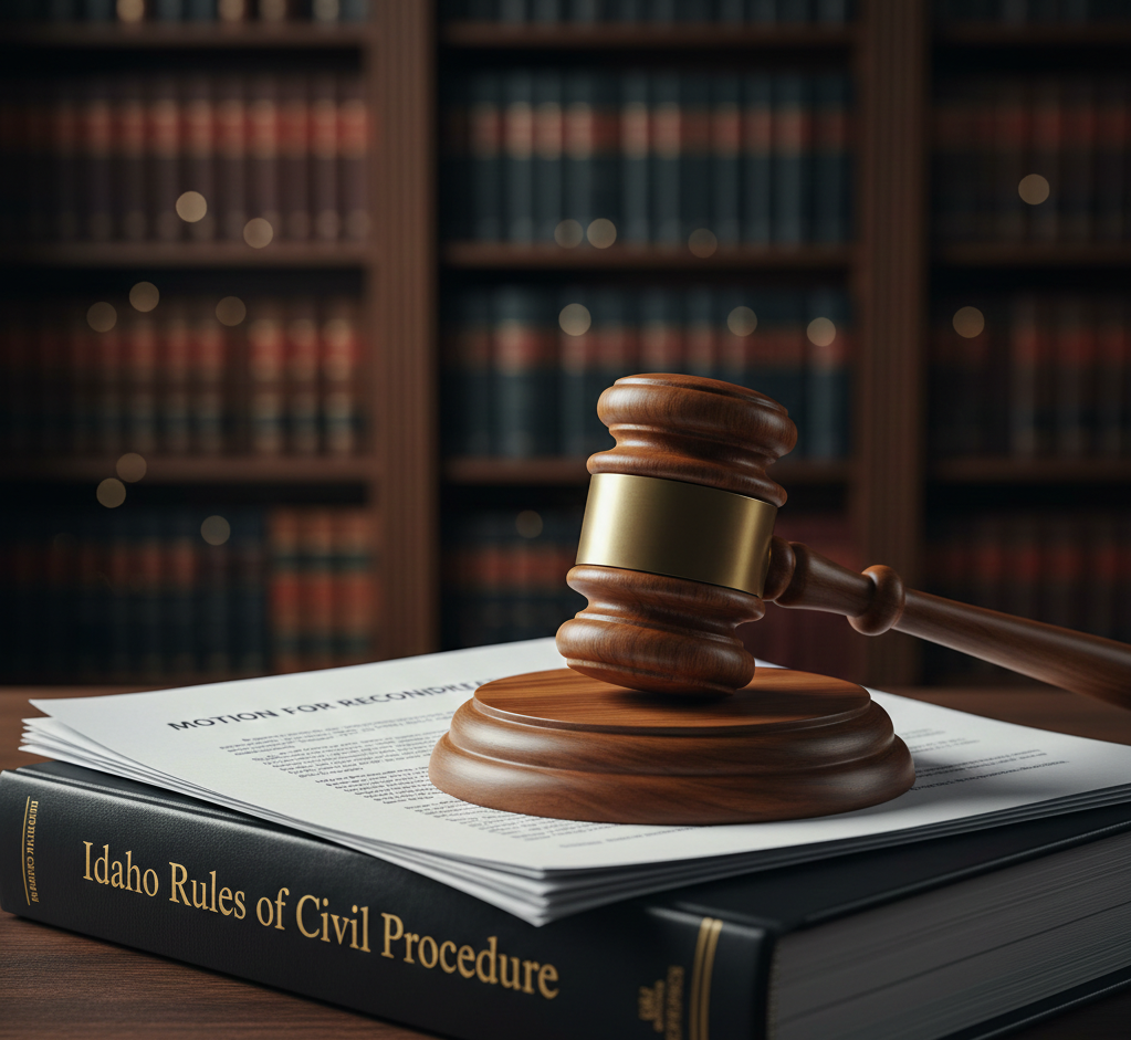 Motions for Reconsideration in Idaho: When They Work, When They Don't, and What Courts Expect