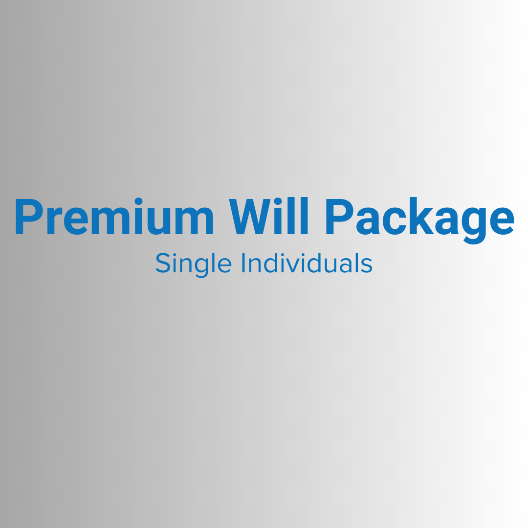 Premium Will Package for Single Individuals