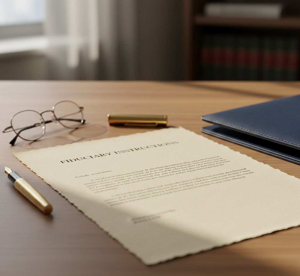 Fiduciary Instructions