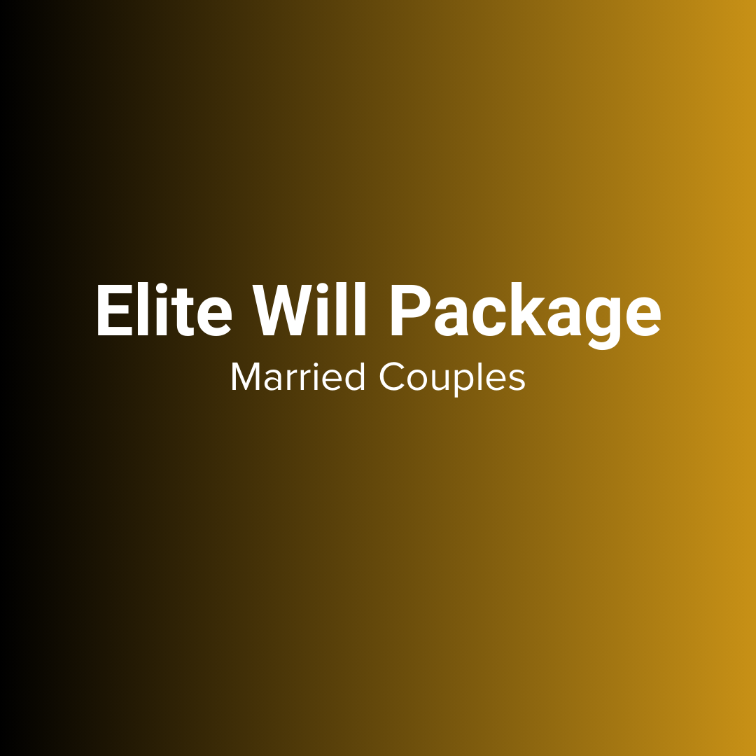 Elite Will Package for Married Couples