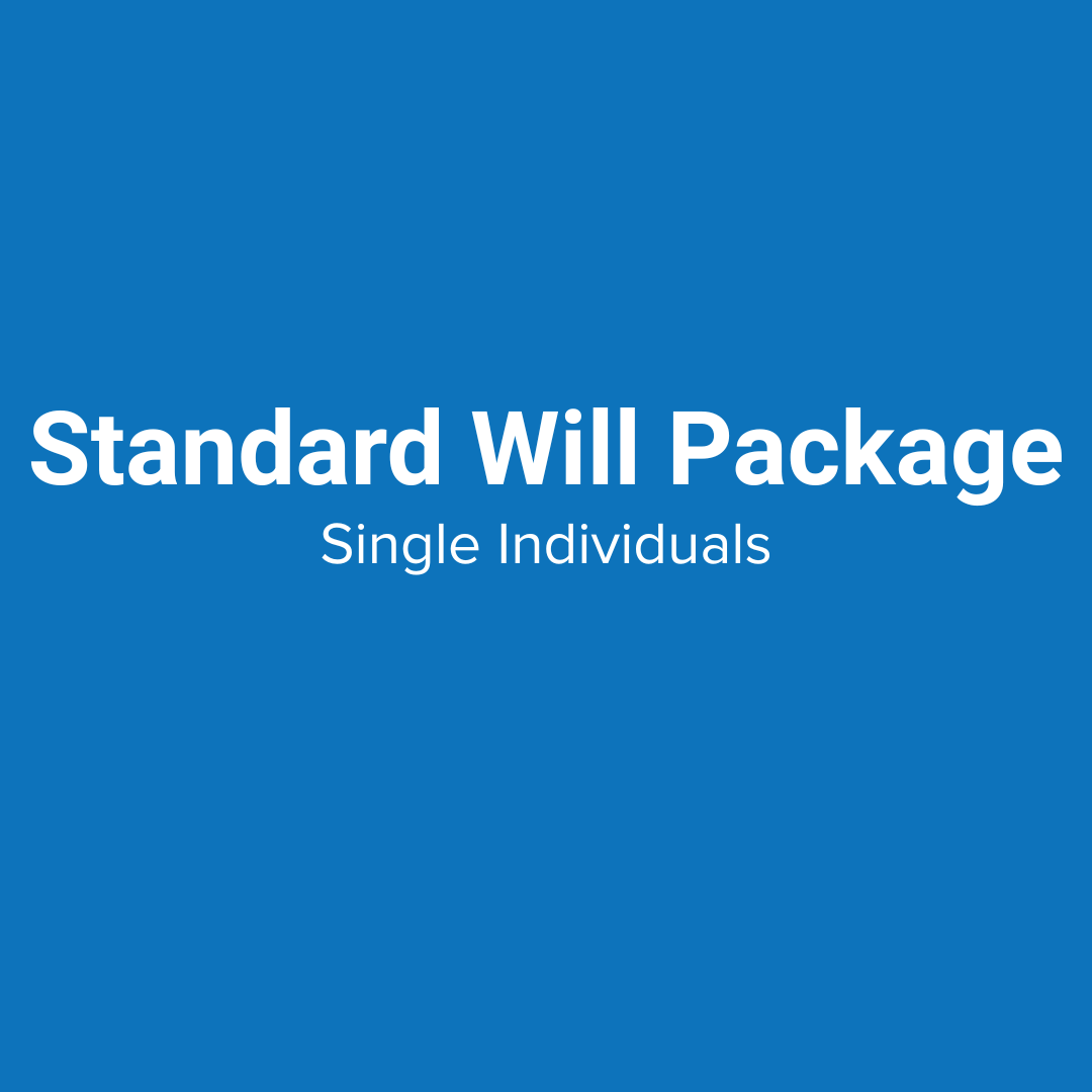 Standard Will Package for Single Individuals