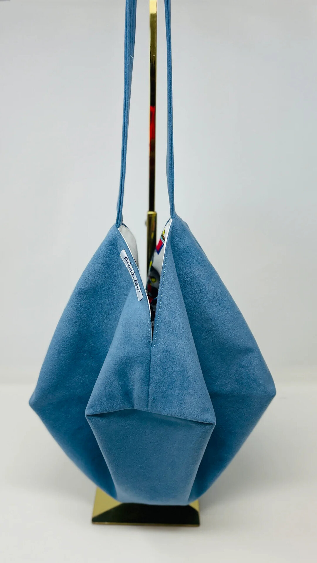 We have Sausalito Blue designer textiles with the Tokyo Bag &trade; handbag, a type of artistry you'll only find at #market
