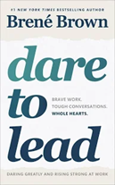 Book cover titled 'Dare to Lead' by Brené Brown 