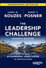 Book cover titled 'The Leadership Challenge' by James M. Kouzes and Barry Z. Posner, Seventh Edition