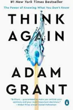 Cover of the book 'Think Again' by Adam Grant