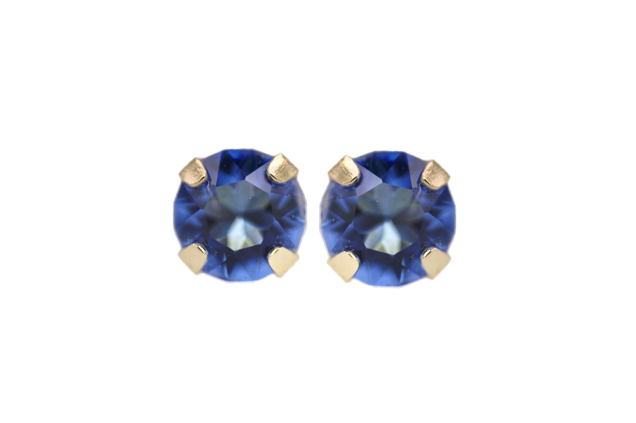 Sapphire Post Earrings