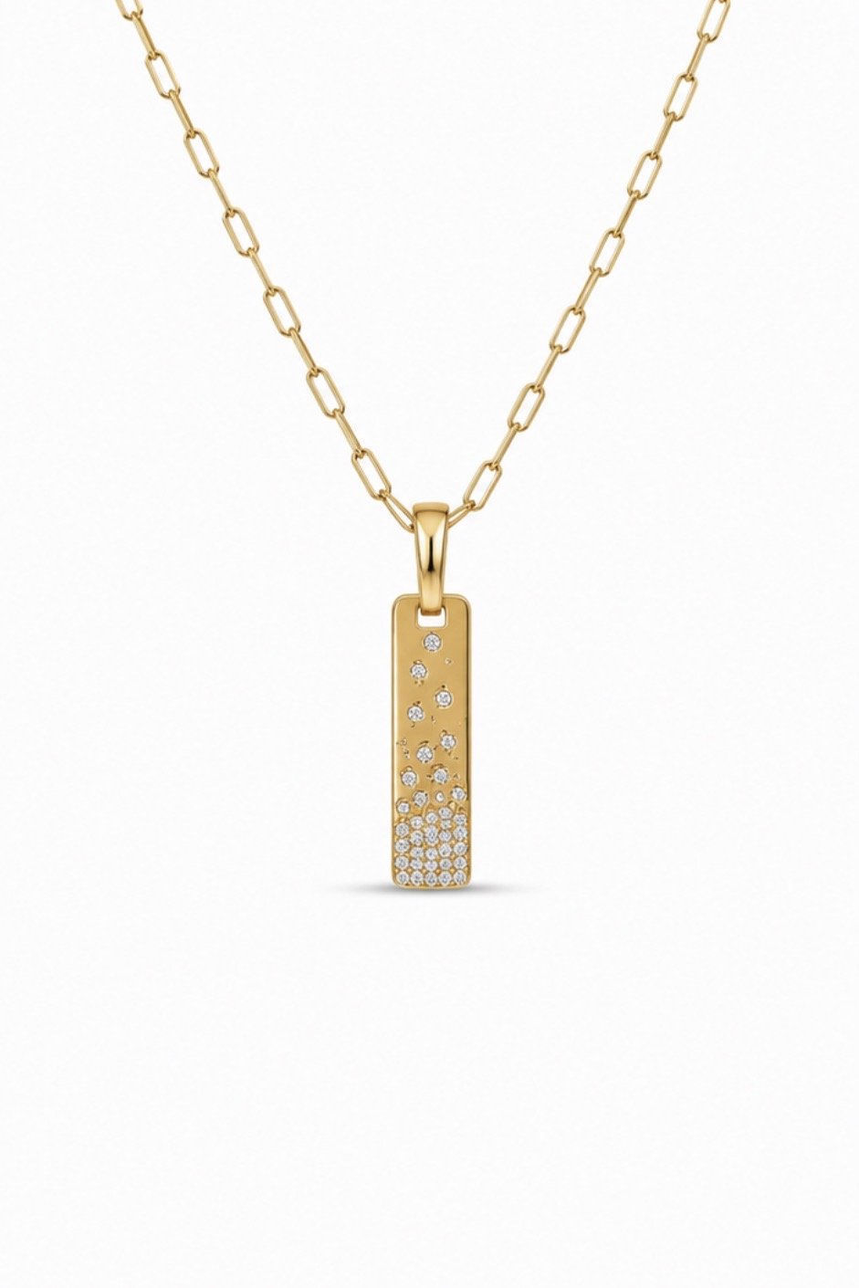 Diamond Bar Necklace