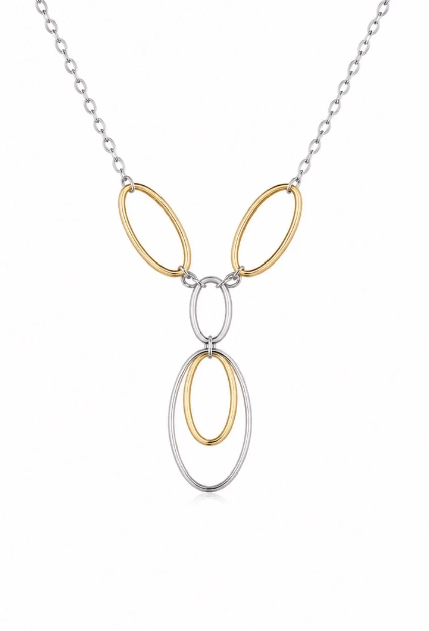 Oval Intertwined Necklace