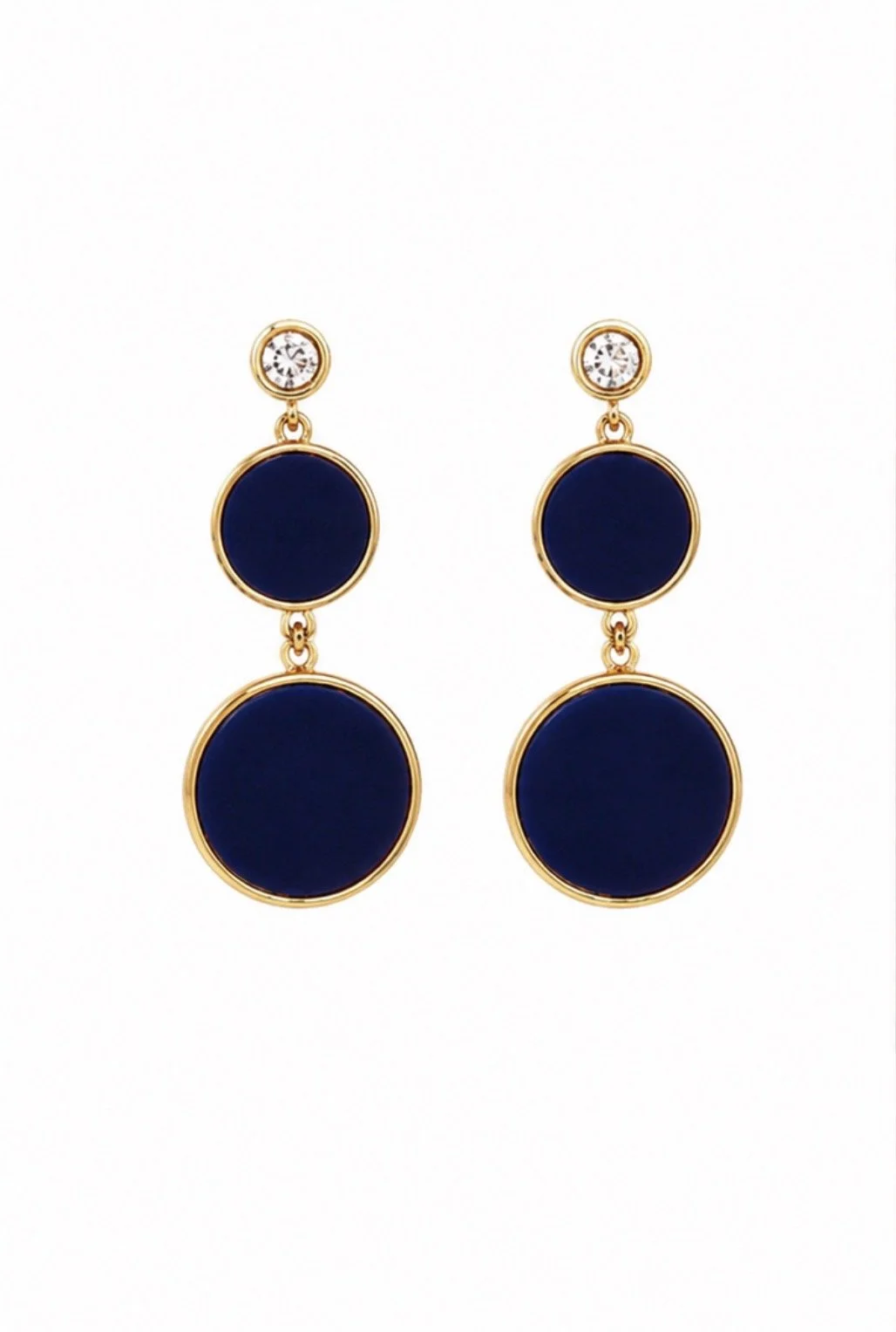 Blue Onyx Post Earrings