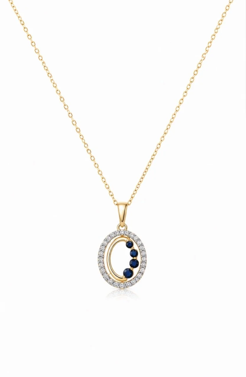 Dimond Sapphire Necklace