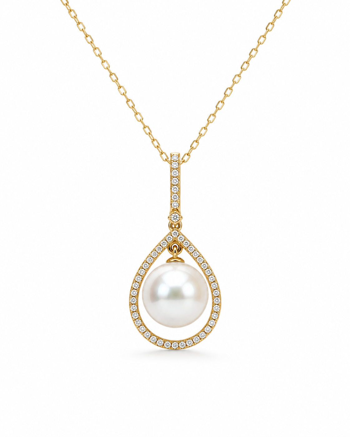 Pearl drop necklace