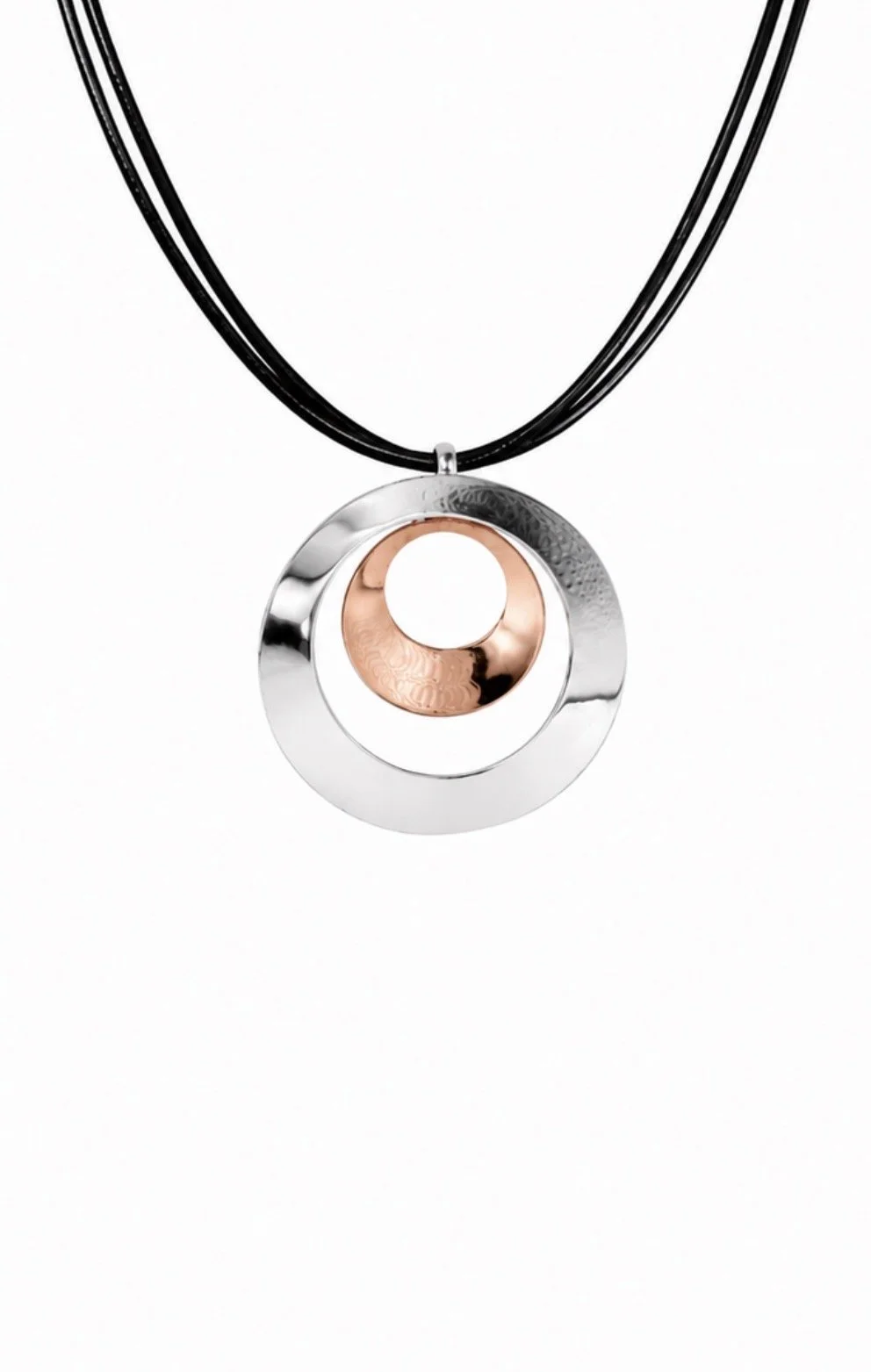 Two Toned Eclipse Necklace