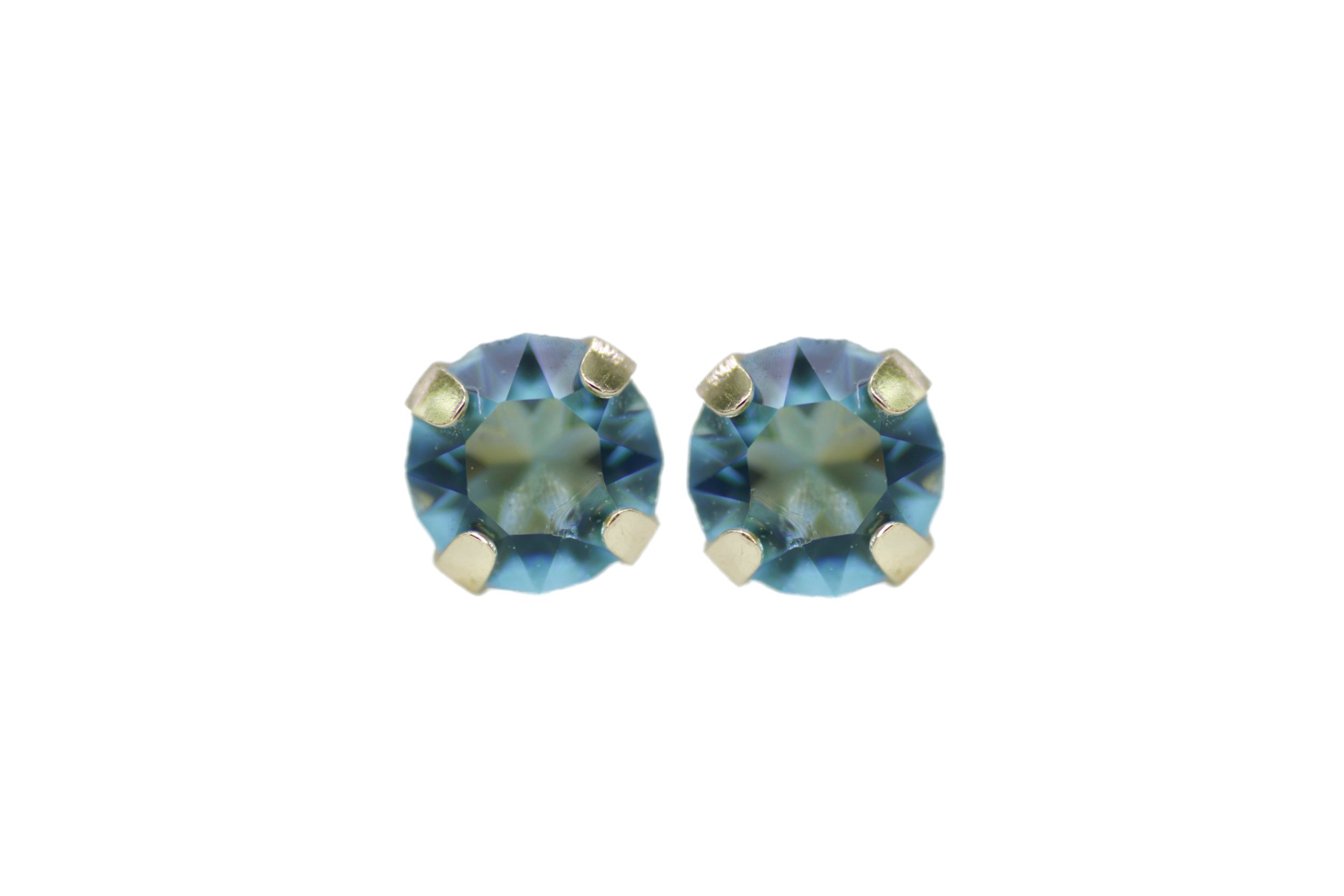 Aquamarine Post Earrings
