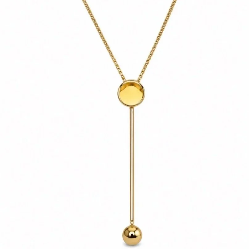 Hanging Ball Pendant Necklace