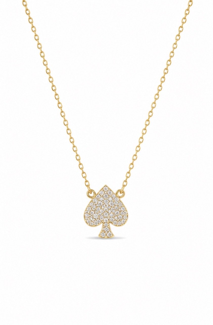 Diamond Spade necklace