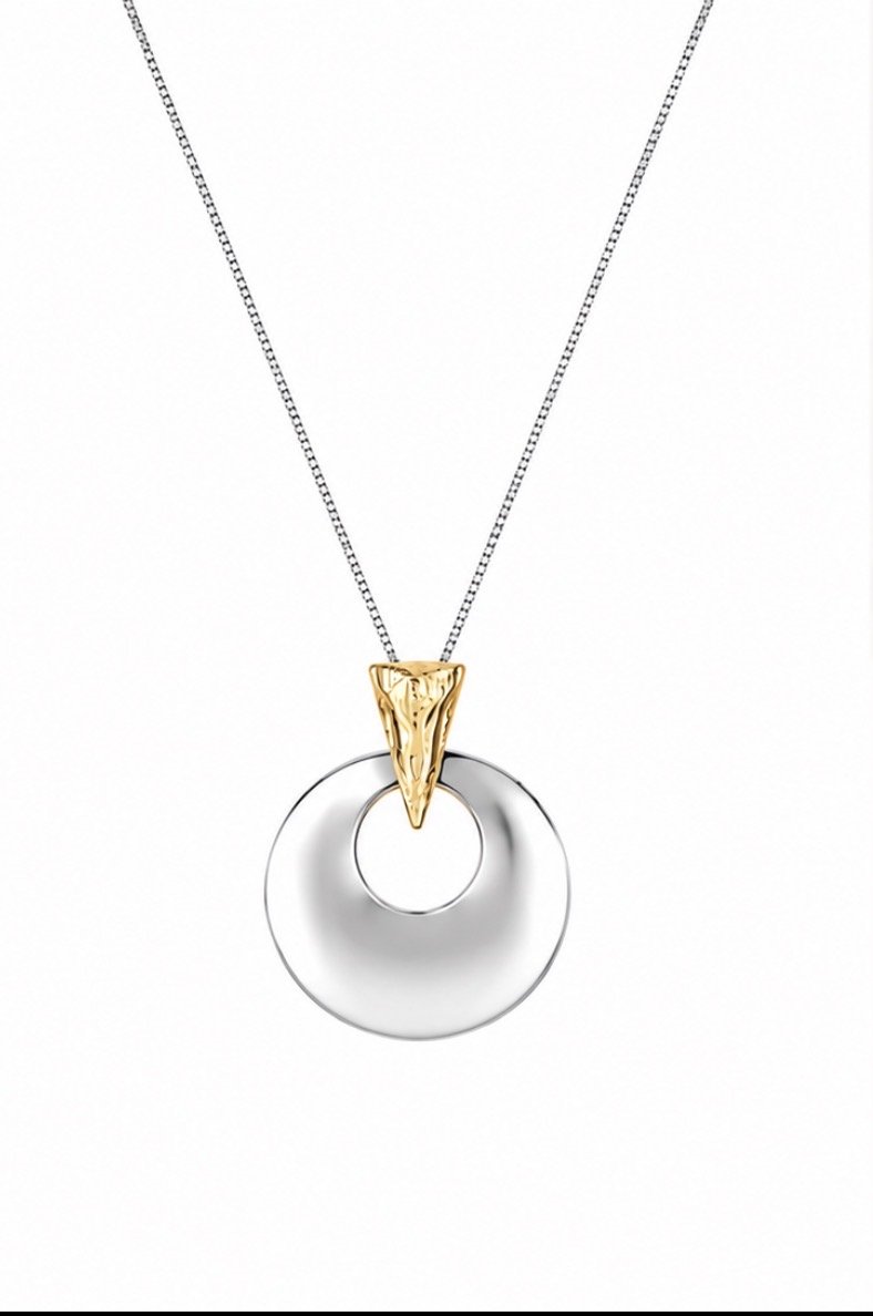 Silver Eclipse Necklace