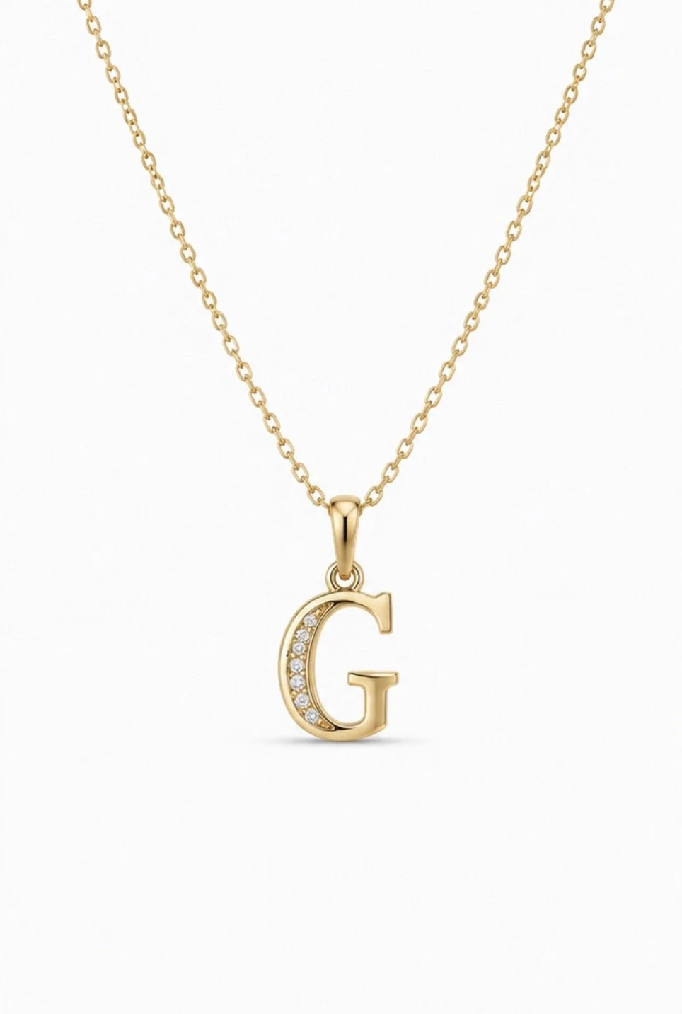 G Name Plate Necklace