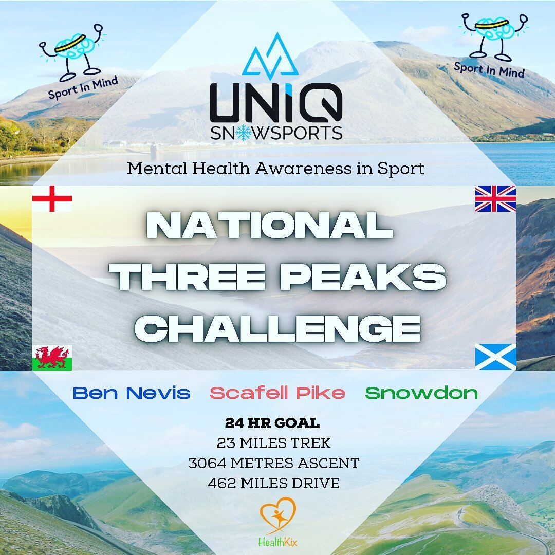 ❄️24 hour countdown until we begin our 3 Peaks challenge ❄️

@sportinmind 

The UNIQ team driven by Ricardo Breese are currently on their way to Ben Nevis! 🏔

We start our first hike at 3PM tomorrow 😁 the mission is to get everything in done in tim