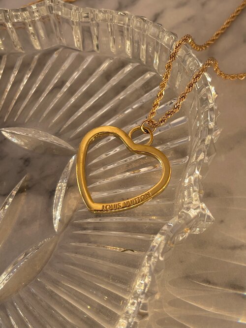 Authentic Louis Vuitton Heart Pendant