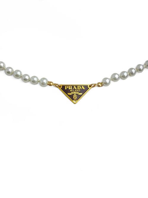 Louis Vuitton Engraved Clasp Reworked Choker Necklace — sororité.