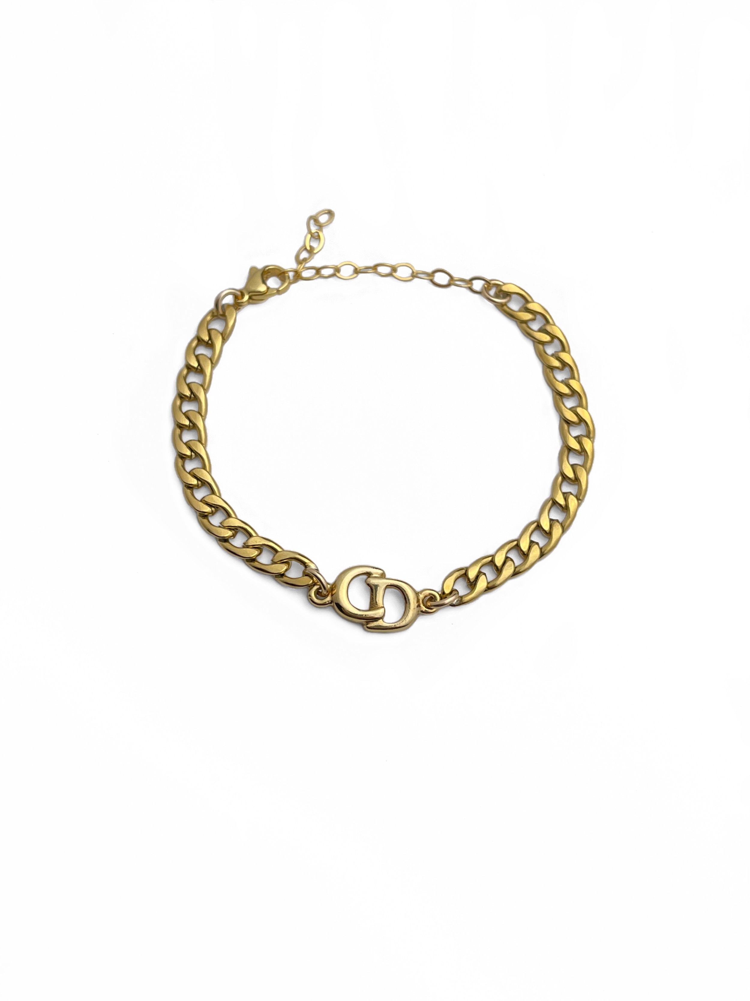 Authentic Vintage Dior CD Initial Bracelet