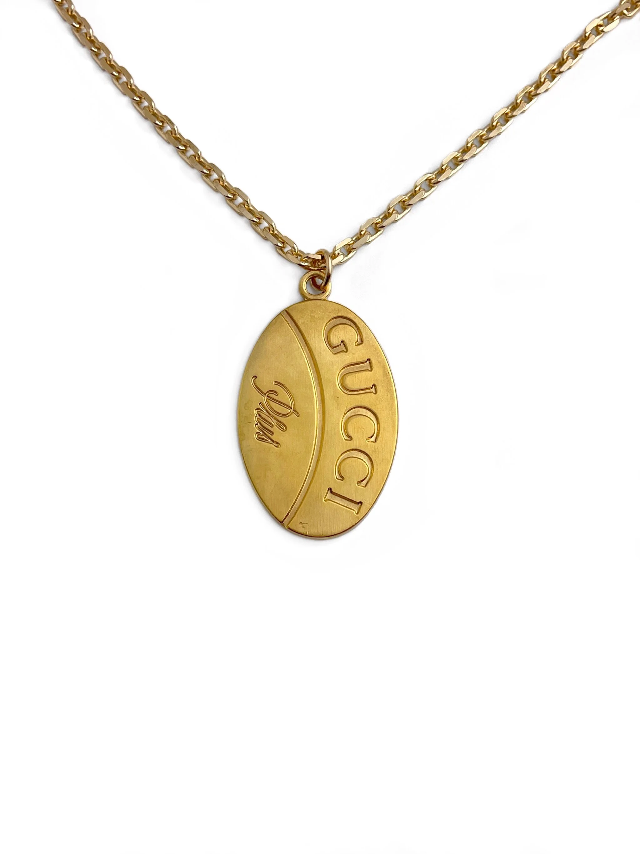 Gucci XL gold tag necklace.jpg