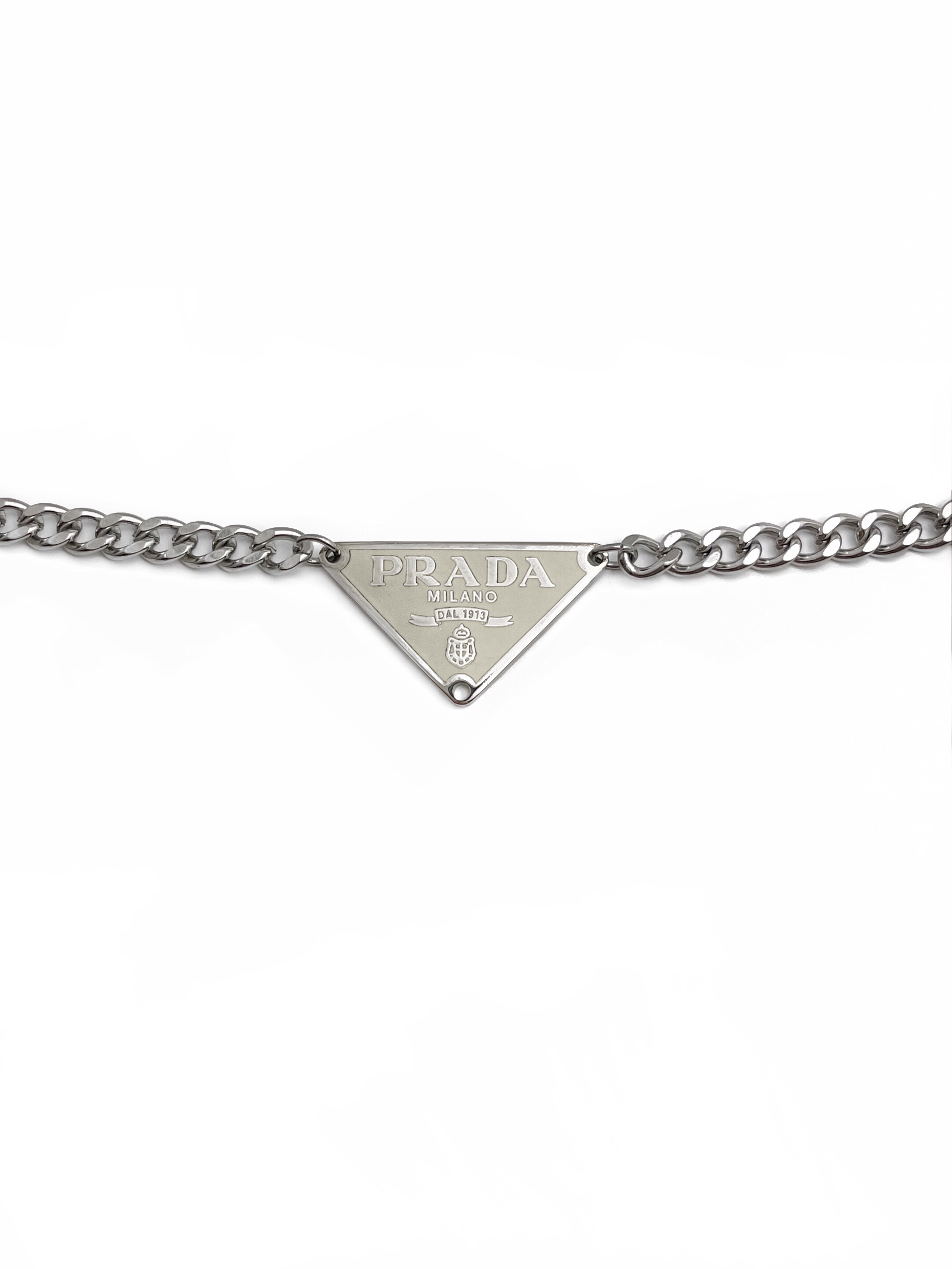 Details 130+ prada necklace triangle dupe songngunhatanh.edu.vn