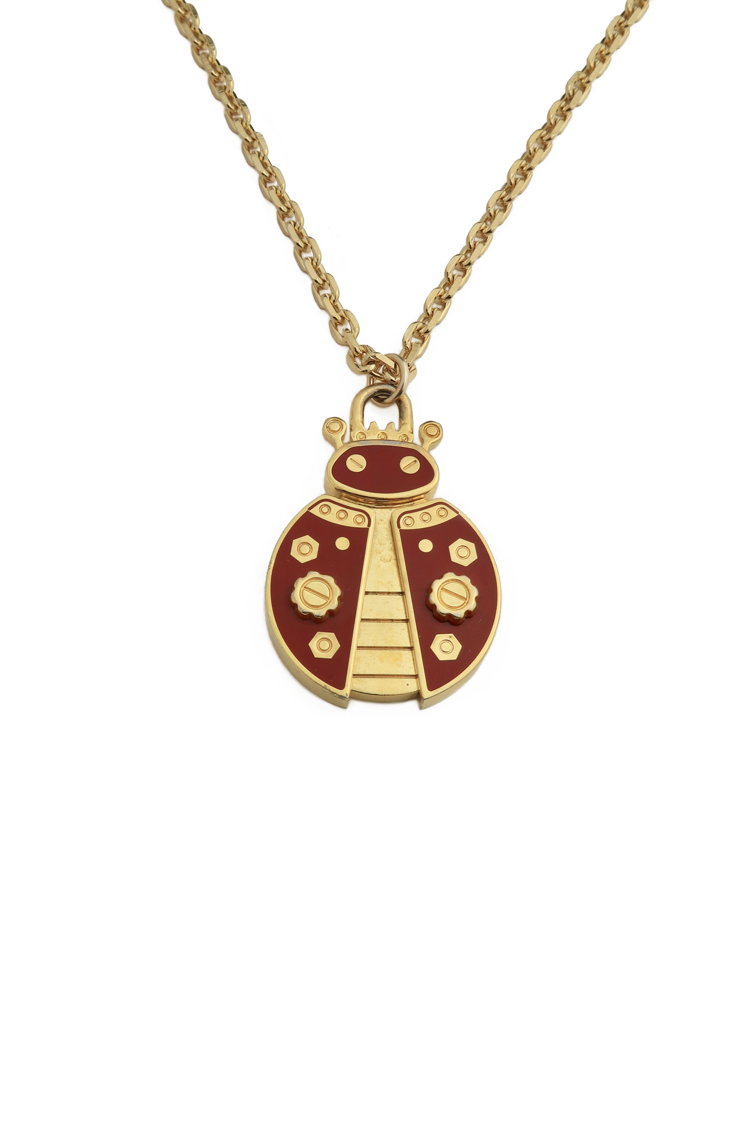 Authentic Prada Vintage Lady Bug Necklace
