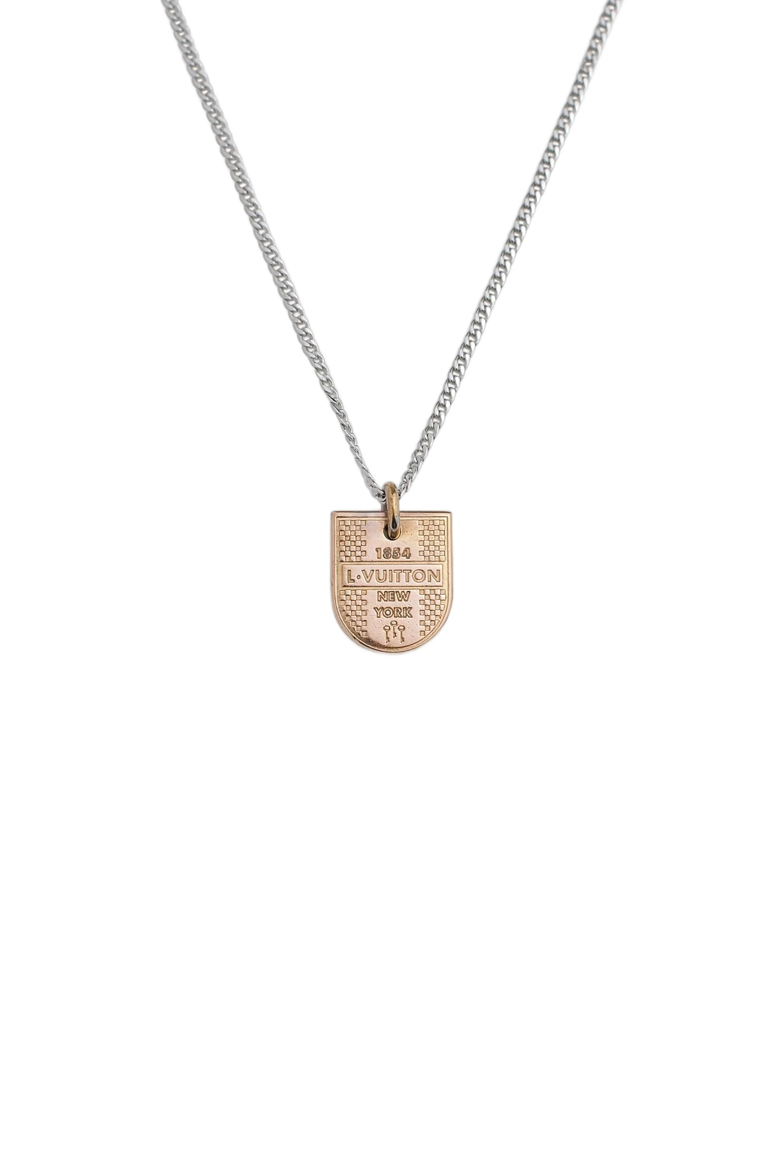 Authentic Louis Vuitton Vintage Mixed Metal Necklace