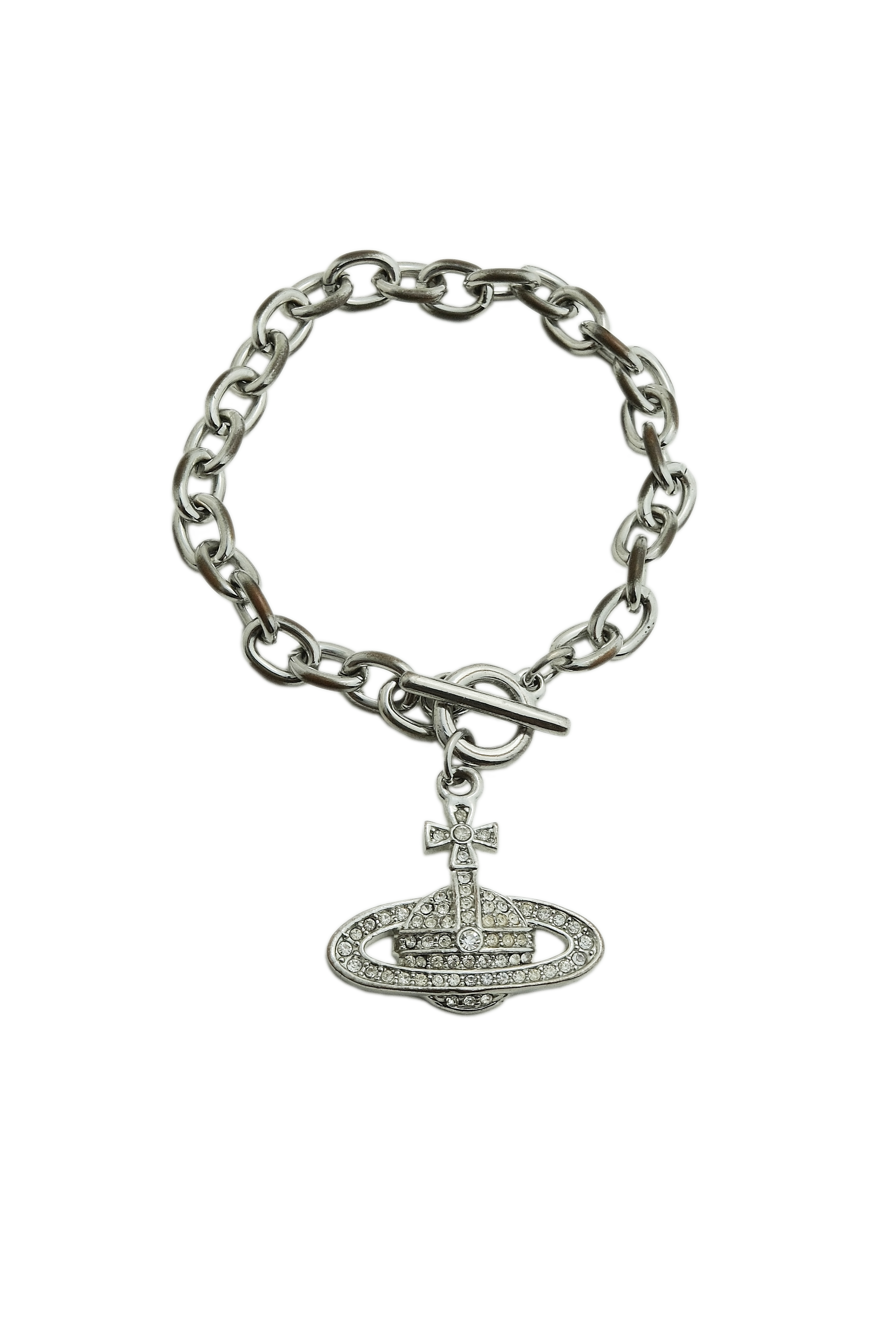 Authentic Vintage Vivienne Westwood Chunky Crystal Orb Bracelet