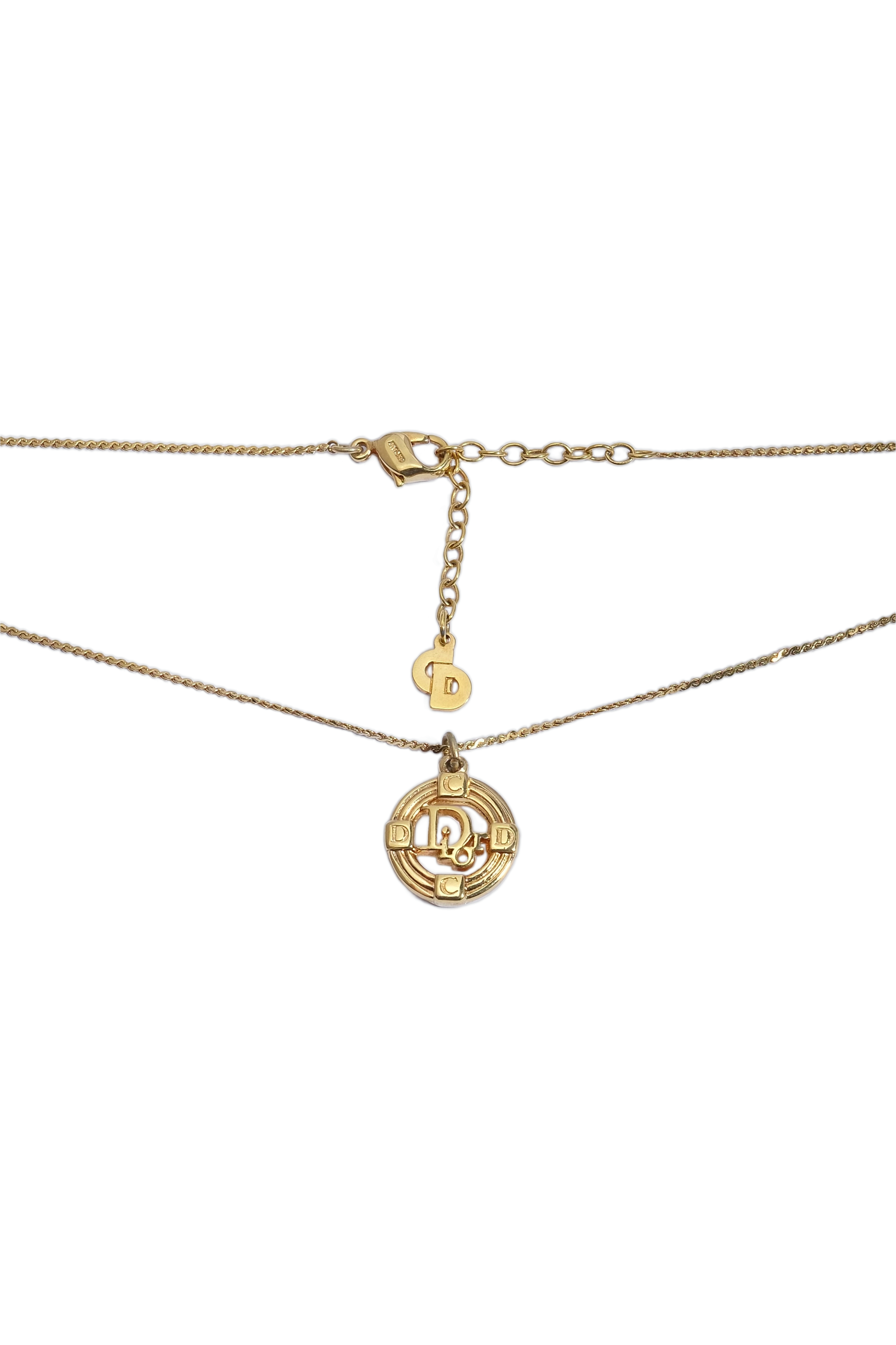 dior gold circle cd logo necklace wbg.png