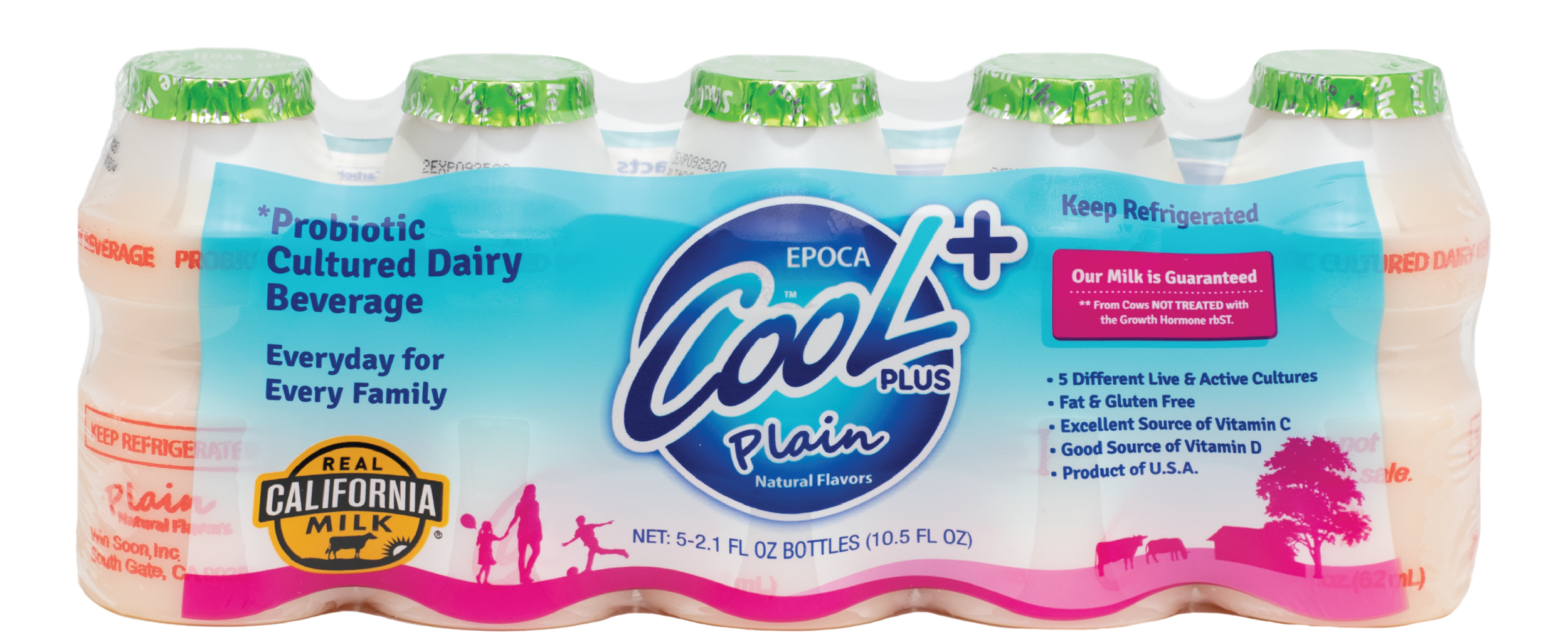 Cool Plus Probiotic Cultured Dairy Beverage — Win Soon, Inc. DBA EPOCA