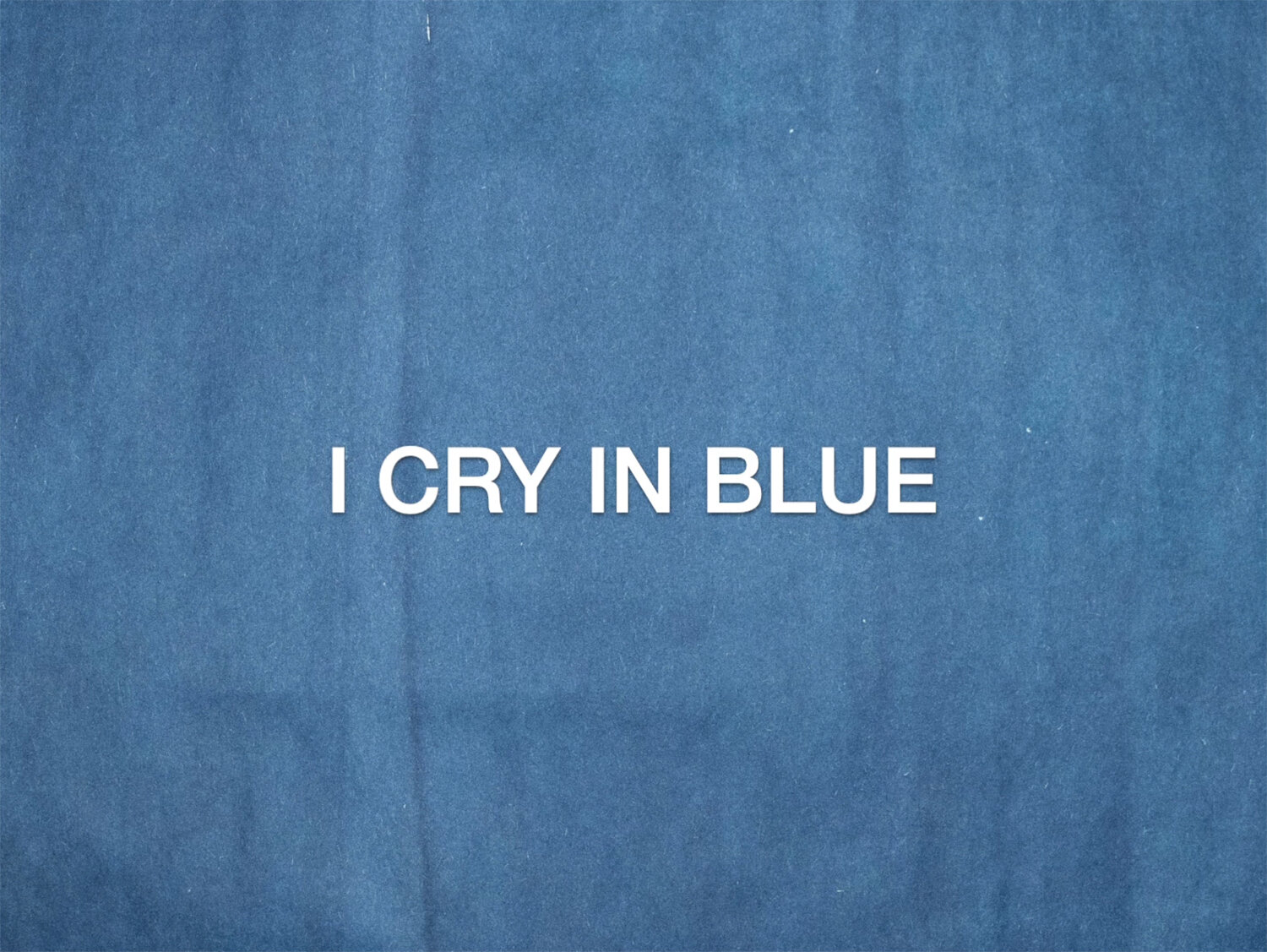 SABA SHARIFI, 3RD YEAR, I CRY IN BLUE, ANIMATION (CYANOTYPE, STAMPING), 1MIN 49SEC, 2021 - I Cry in Blue is a stop motion animation created by a group of artists using various experimental printing techniques and showcasing the complex and unique res