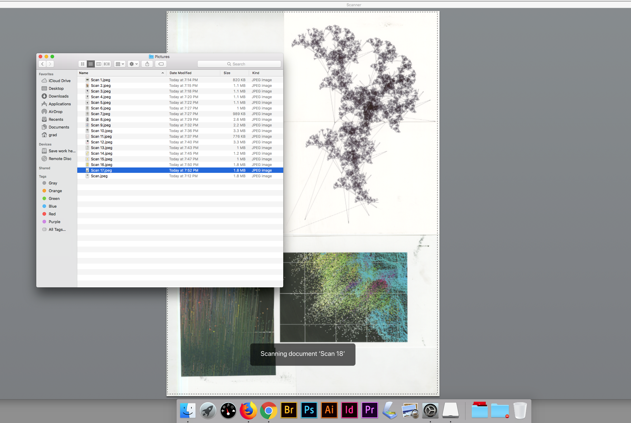 Combinatorial diagrams: Combining images, diagrams and user process