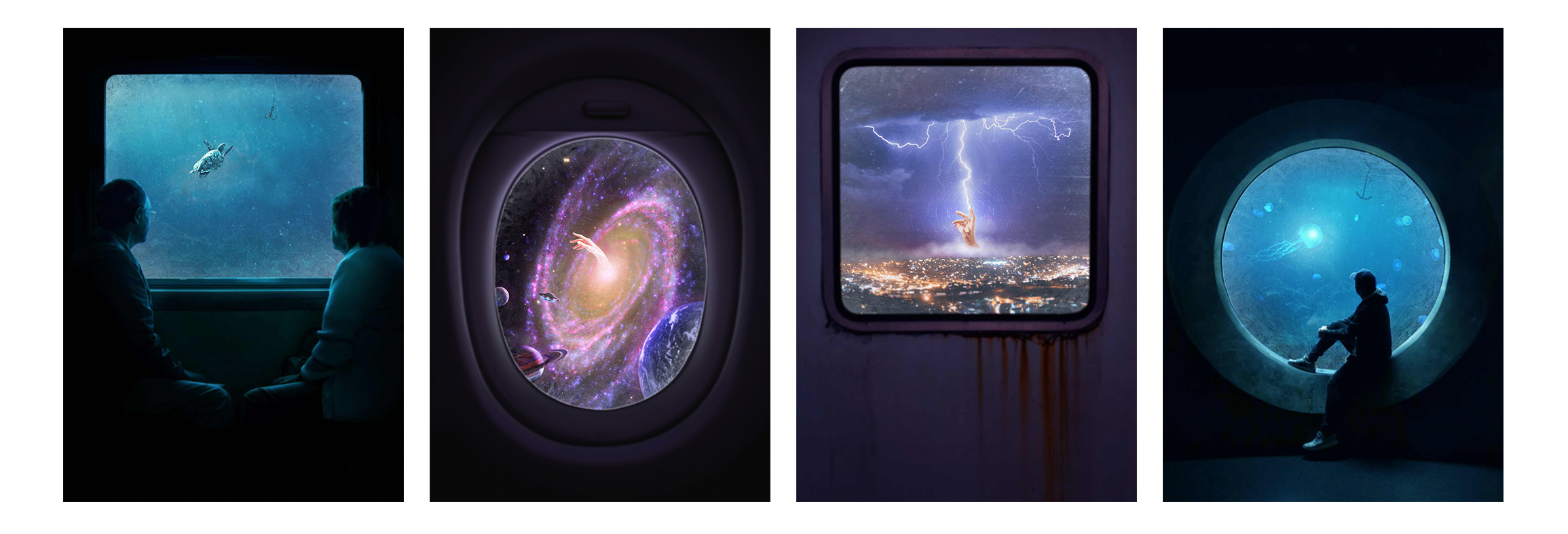SHIRIN TOUSI, 2ND YEAR, THE UNKNOWN, PHOTO COLLAGE, 2020