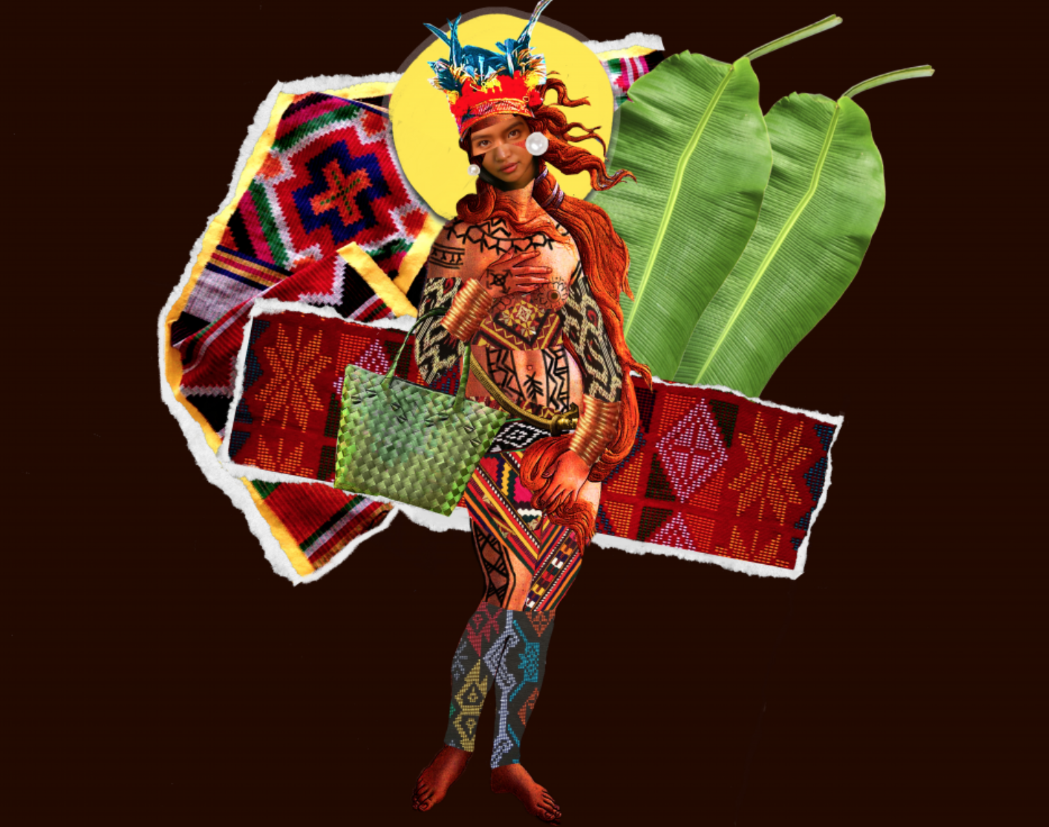 JOHN VELASCO, 2ND YEAR, BIRTH OF VENUS AT THE PEARL OF THE ORIENT, PHOTO COLLAGE, 2020