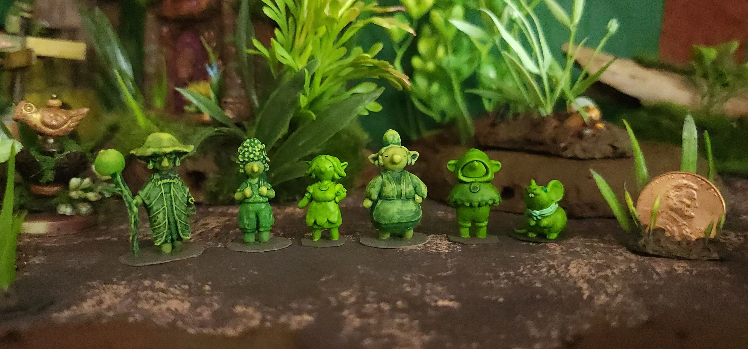 Spring Green Villagers | Itty Bitty Villagers