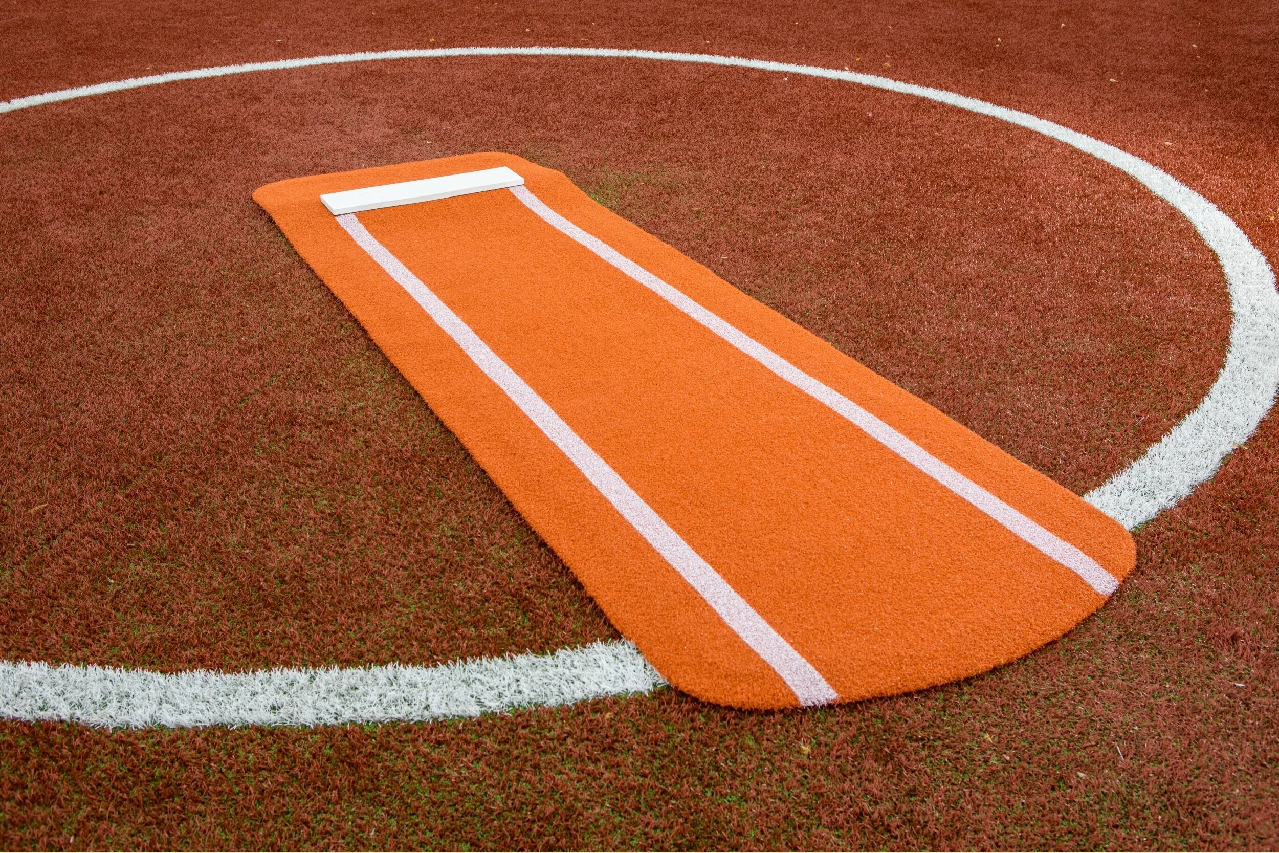 Portolite Softball Pitching Mats have 5,000 spikes and a stayput