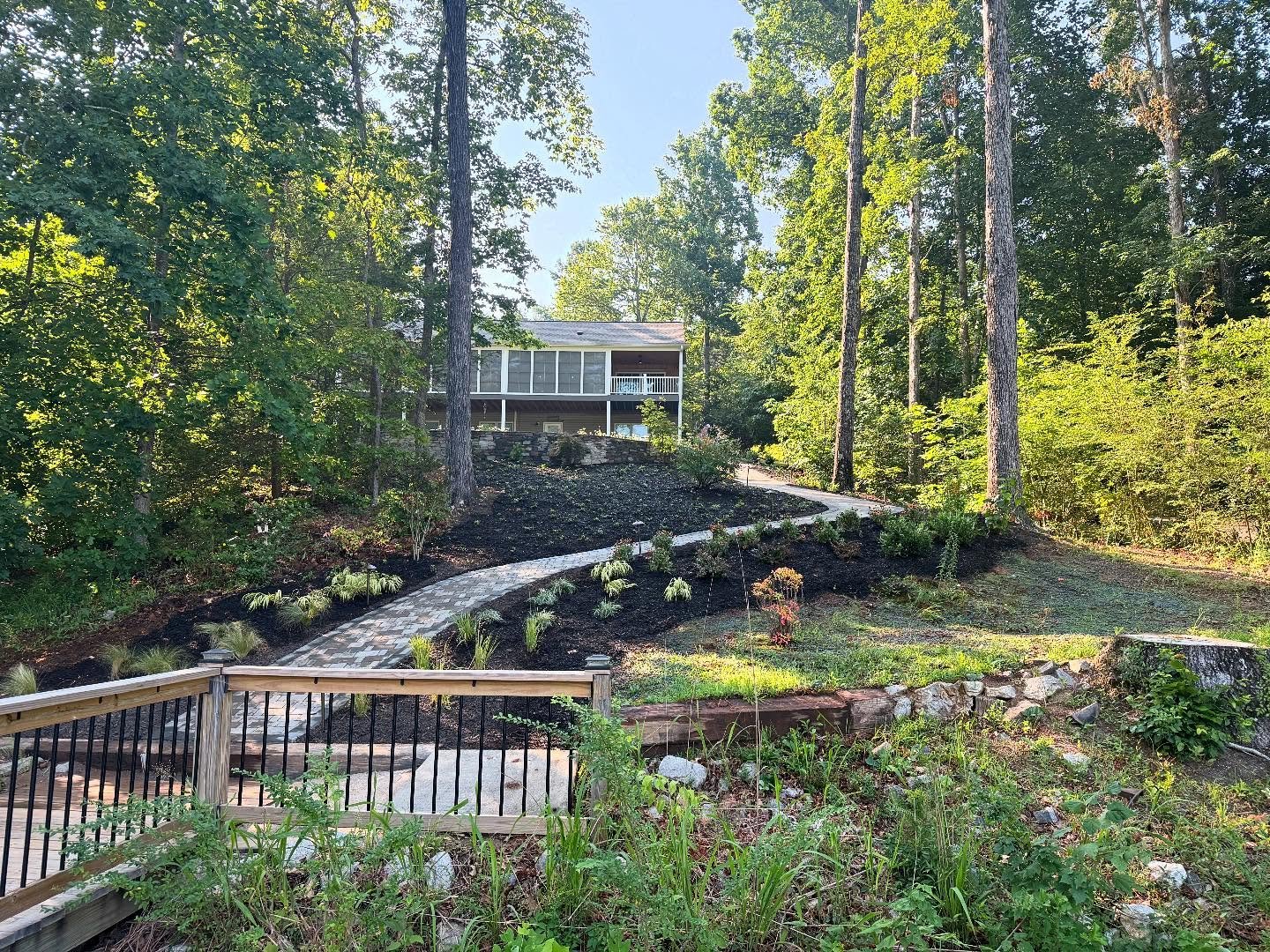 “Thanks to both of you and the team. The transformation looks amazing! Our family will enjoy it for many years to come.“
Our favorite kinds of compliments from great clients. Our last Keowee project of the season is complete π
