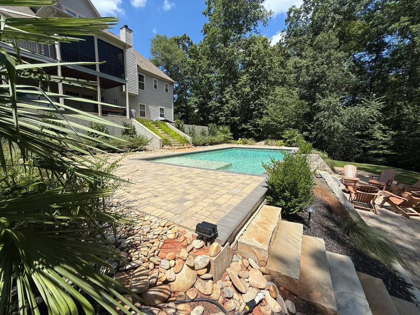 Pool days are the best days π
We replaced and repaired the existing deck and transformed this pool area with premium paver installation, creating a clean, elevated look that perfectly complements the surrounding landscape.
The result? A timeless,
