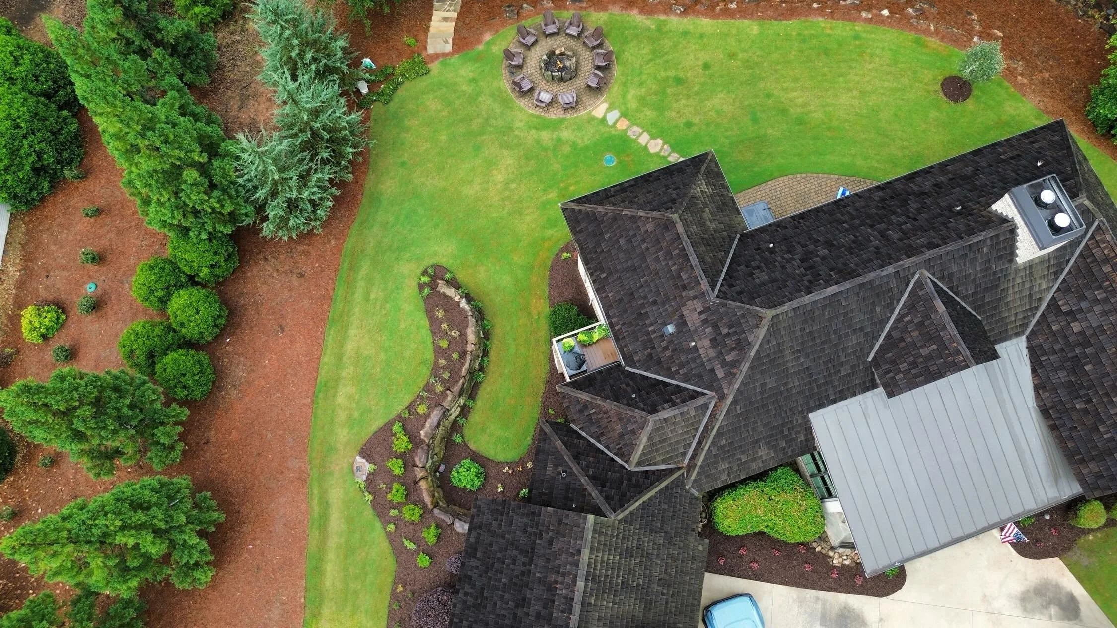 We love what we get to do. Especially when we do it with and for great people. 

This one featured it all. New hardscape, irrigation, lighting, wrapping it up with implementing plant/bed design and installation
