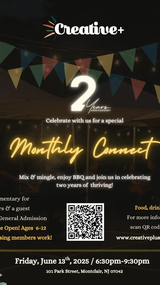 Friday June 13th @ 6:30pm! Register via creativeplusclub.com or to learn more!
When you have a purpose & passion driven business, every year counts! The evening will be filled with member showcases, BBQ, games and as always, authentic connection