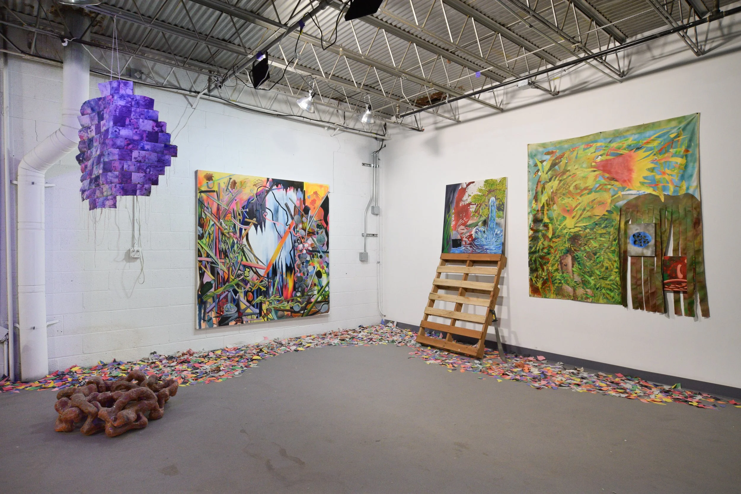 Installation view of Another Forest. Photo via Connor Stephenson.