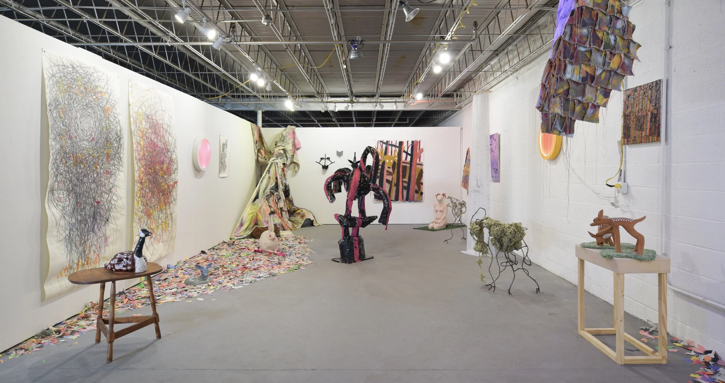 Installation view of Another Forest. Photo via Connor Stephenson.