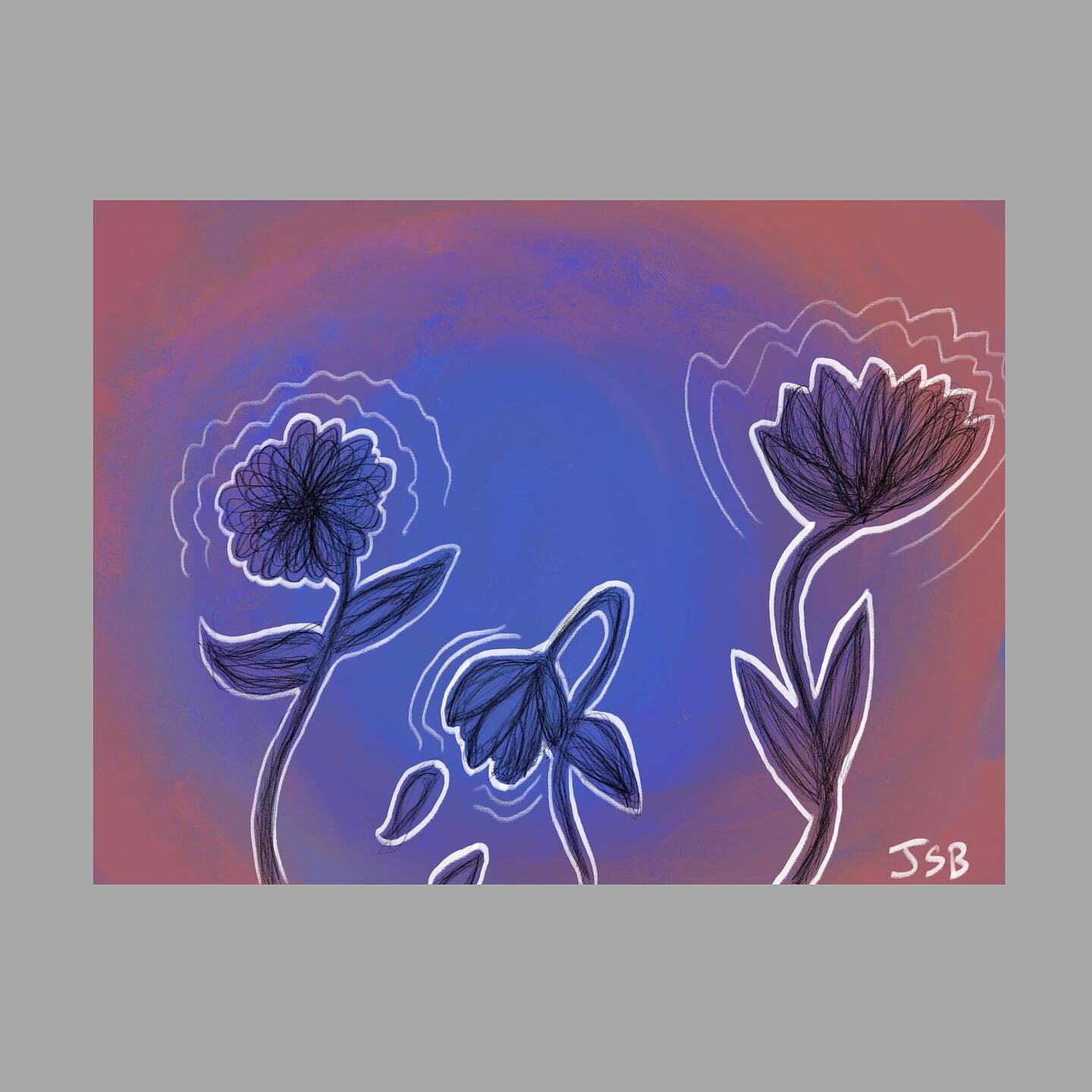Here&rsquo;s something I drew real quick. Decided to give emotion to these little flowers. Hope you like it!
#flowers #art #nativeart #indigenousart #indigenouartist #digitalart