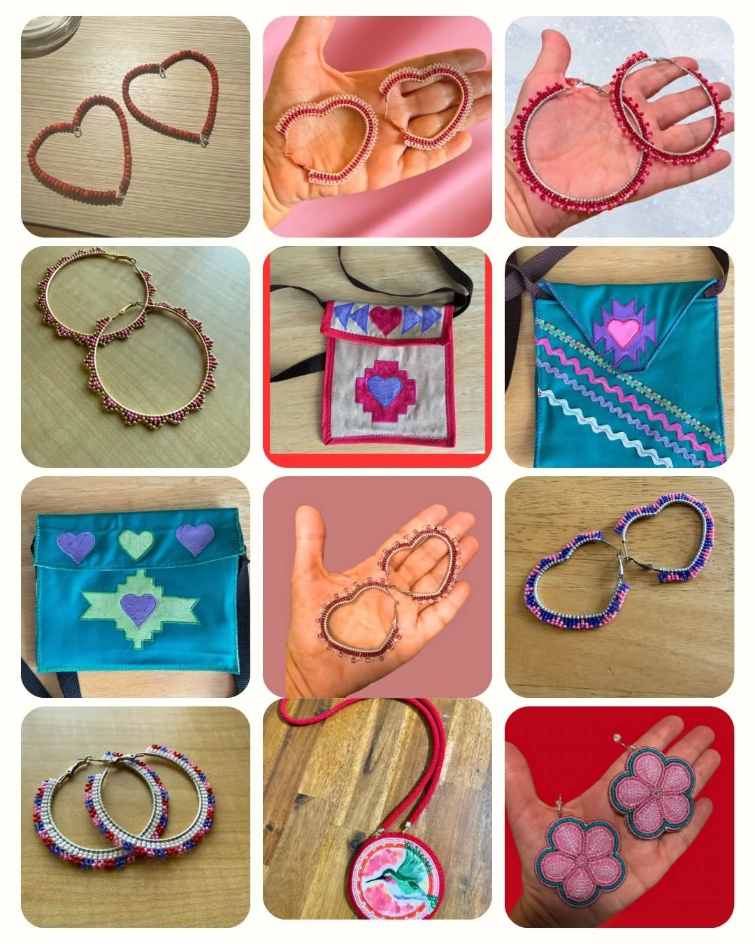 💕💕💕💕 #valentinesday #valentines jewelry #valentinesgifts #indigenousart #earrings